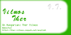vilmos ther business card
